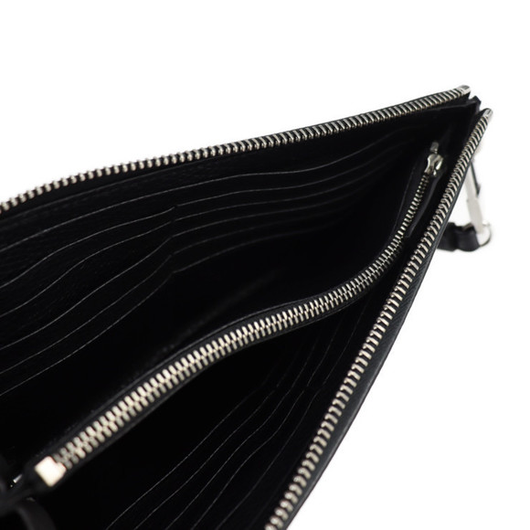 Gucci GG Metal Wrist Wallet Long Wallet Leather Black - Picture 16 of 16